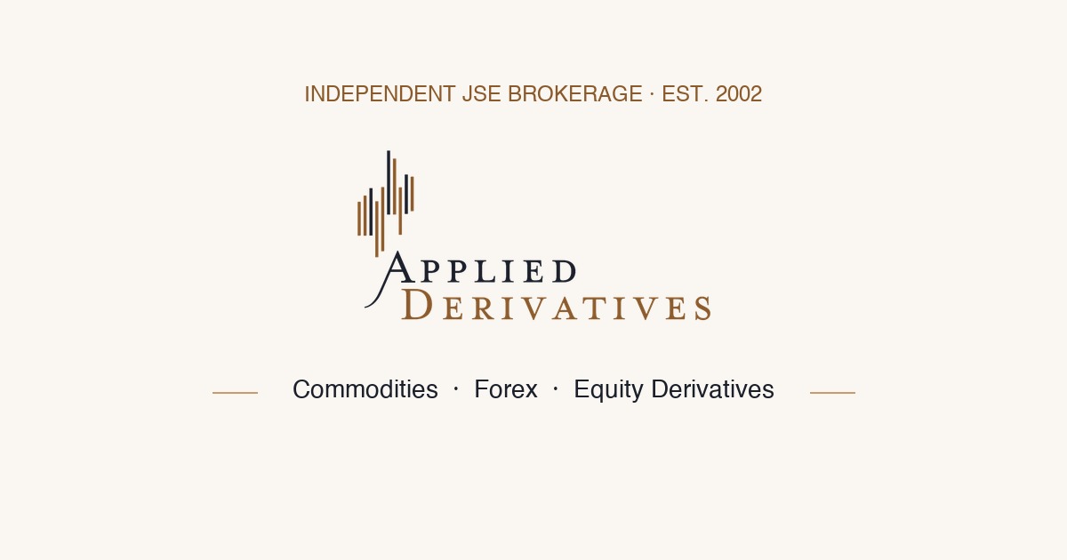 Trading Technologies on SAFEX — Applied Derivatives | First SA